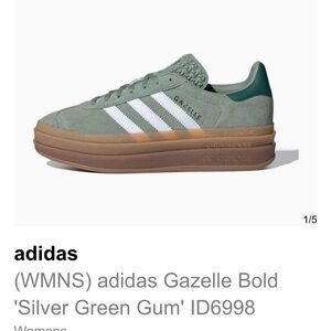 Adidas Gazelles in green